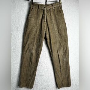 Woolrich 1964 Khaki Soft Corduroy Pants Brown Womens 8 High Waist Classic Pant